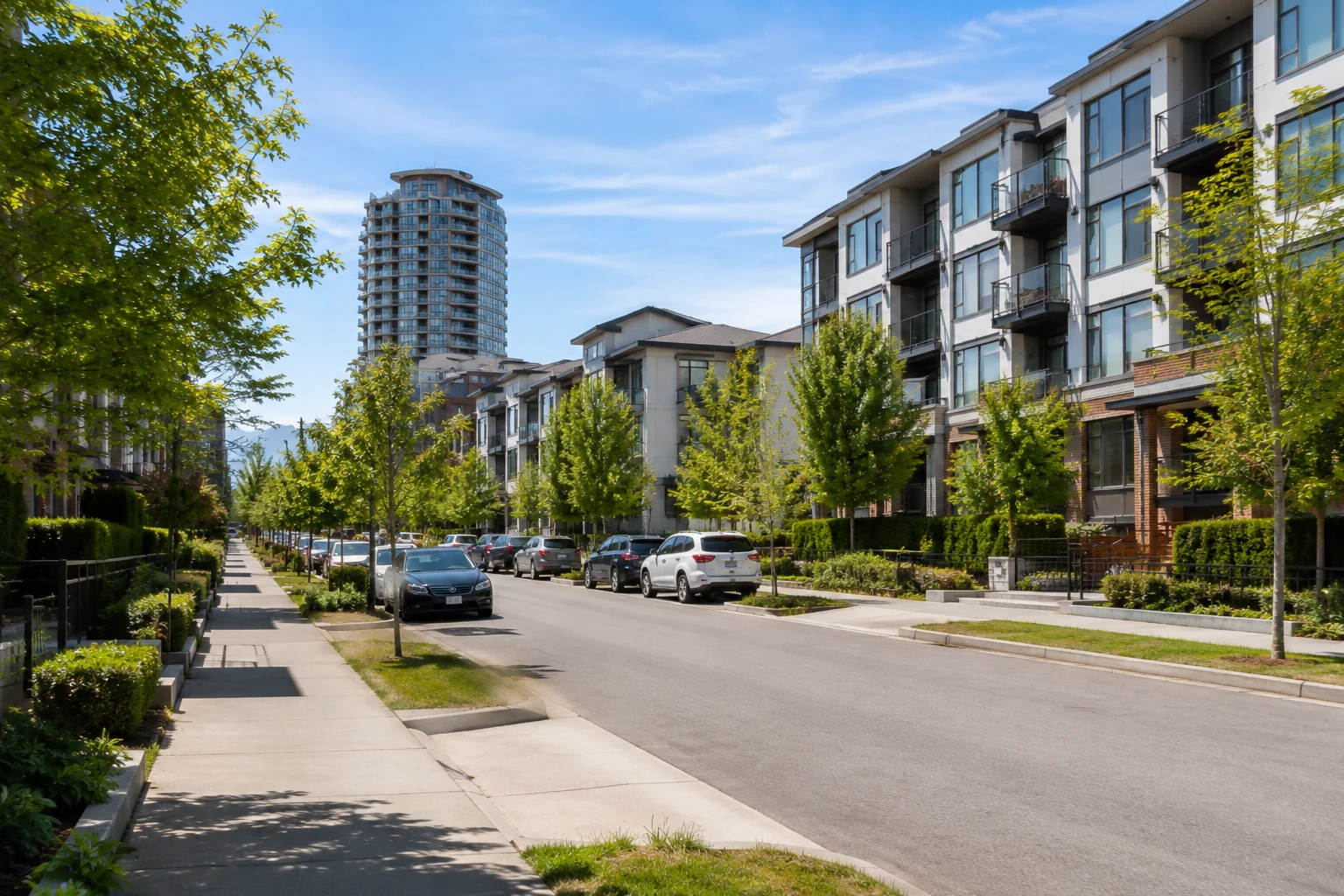 Buyer reviewing Langley City property options near the future transit corridor